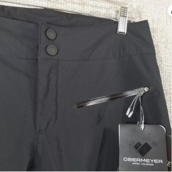 NWT - Obermeyer Bliss Women's Snow Pants Ski Snowboard Black Size 6S - Picture 5 of 11